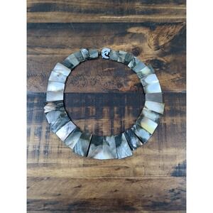 Abalone/Mother‎ Of Pearl Statement Necklace